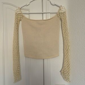 Women’s Zara knit off the shoulder top